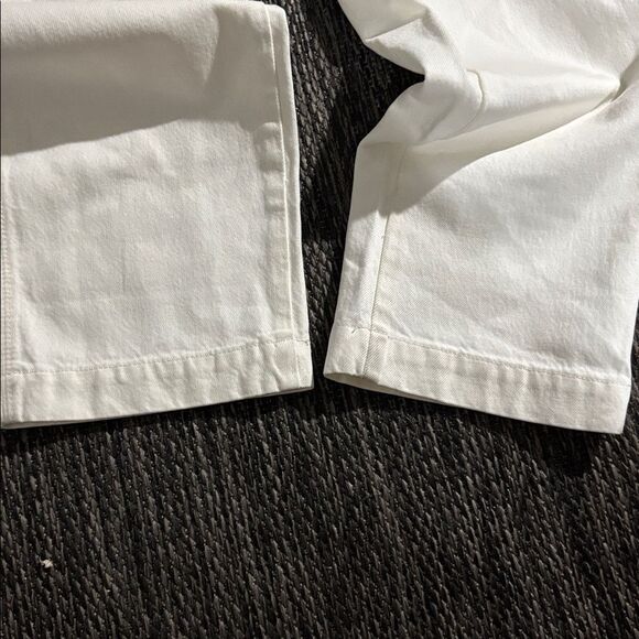 Madewell NEW Straight-Leg Overalls in Tile White size small - Picture 6 of 6